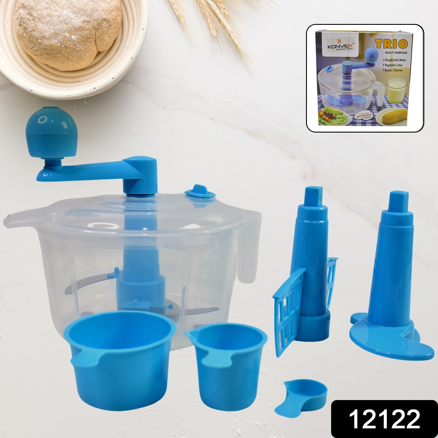 Dough Maker Machine With Measuring Cups (Aata Maker  1 Set) Dough Maker Machine With Measuring Cups (Aata Maker  1 Set)